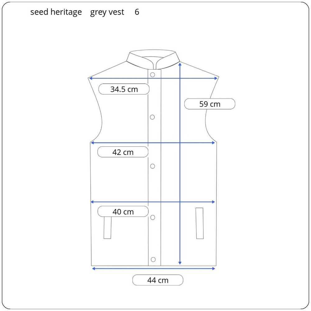 SEED HERITAGE quilted vest women's size 6 removeable hood grey padded puffer - Picture 4 of 11